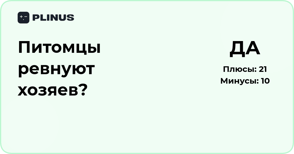 Питомцы ревнуют хозяев? Анализ причин и поведения животных