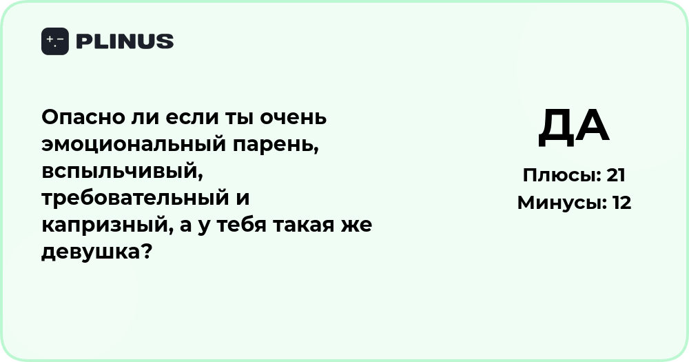 Опасно ли быть эмоциональной парой? Анализ отношений вспыльчивых людей
