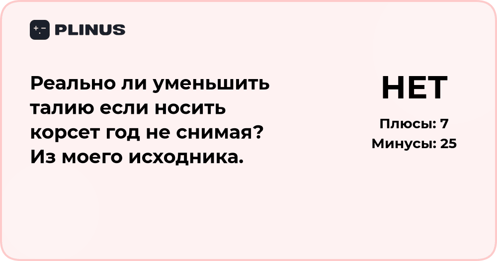 Реально ли уменьшить талию, если носить корсет год? Анализ результата