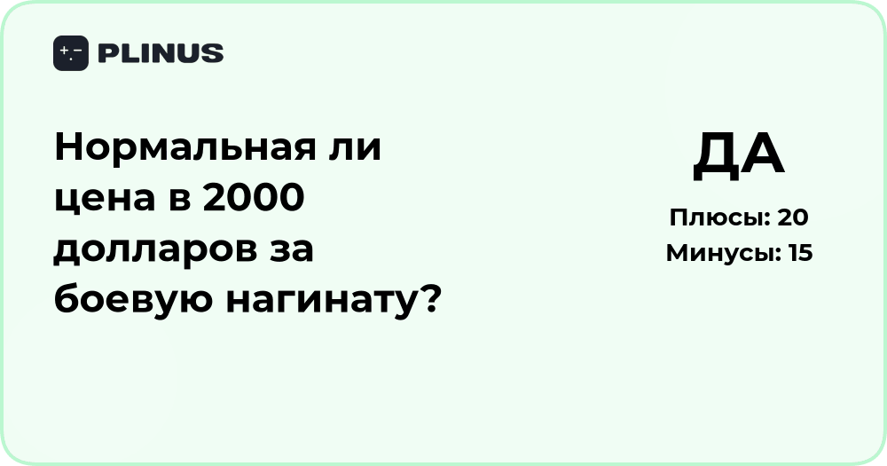 Нормальная ли цена в 2000 долларов за боевую нагинату? Анализ стоимости