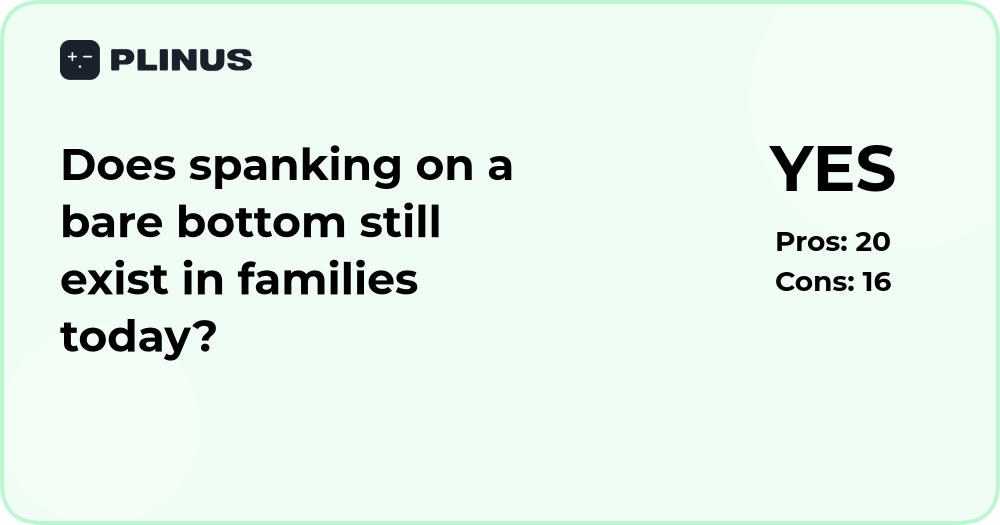 Does spanking on a bare bottom still exist today? Family practices analysis