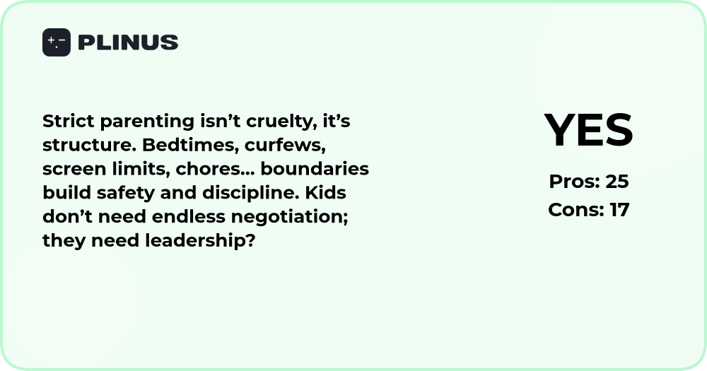 Strict parenting isn’t cruelty – it’s structure and leadership