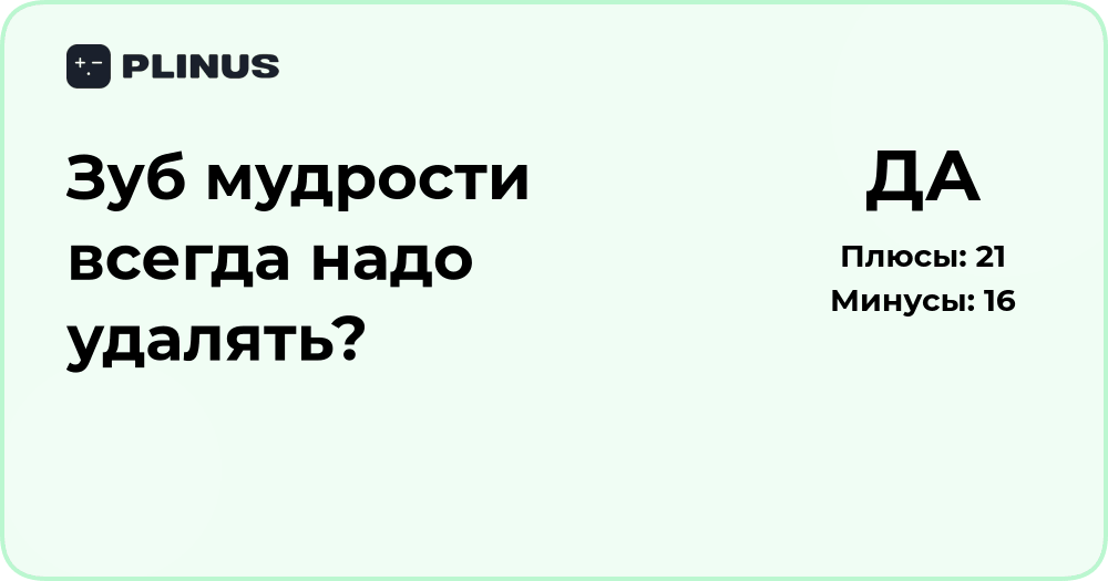 Зуб мудрости: всегда ли нужно удалять? Анализ ситуации
