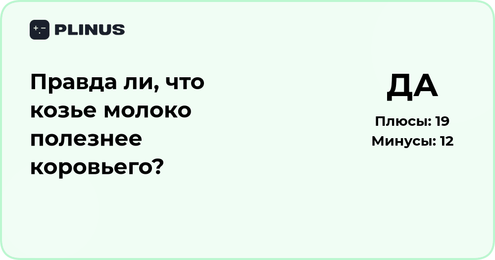 Правда ли, что козье молоко полезнее коровьего? Подробный анализ