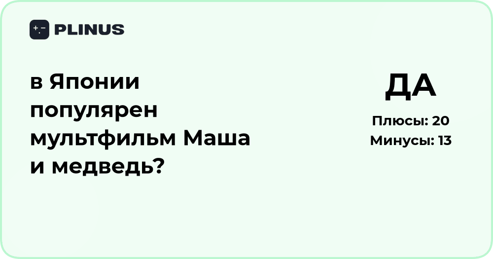 Популярен ли мультфильм «Маша и Медведь» в Японии? Анализ интереса