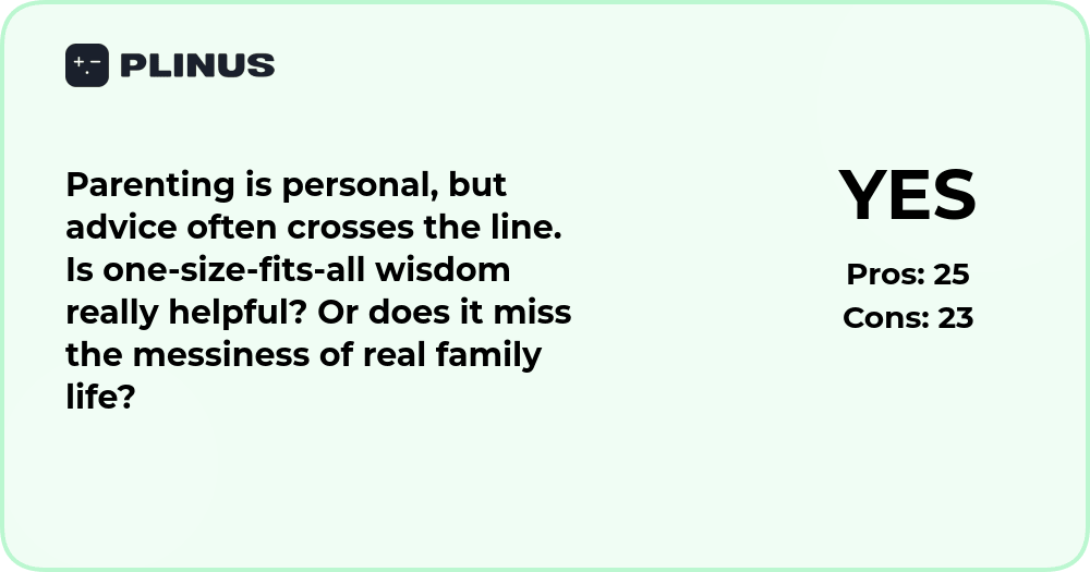Parenting advice analysis: does one-size-fits-all really work?