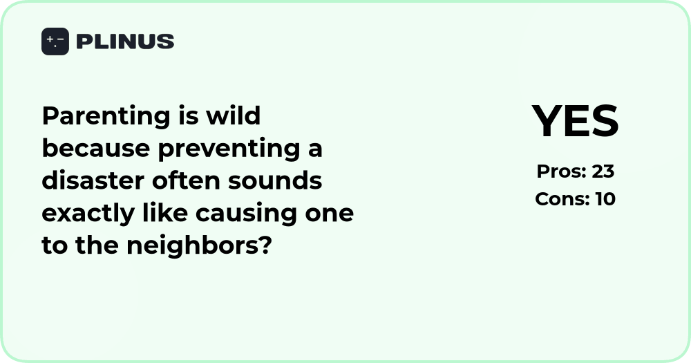 Parenting is wild: why preventing a disaster can sound like causing one