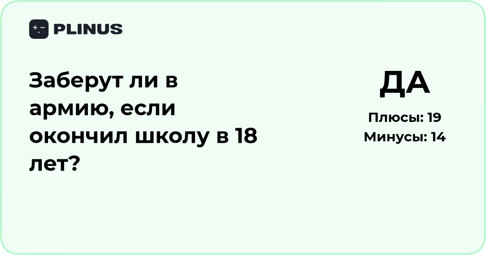 Заберут ли в армию после окончания школы в 18 лет — анализ ситуации