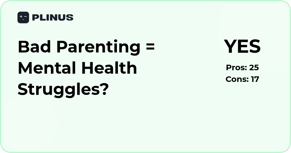Bad Parenting and Mental Health: Exploring the Connection