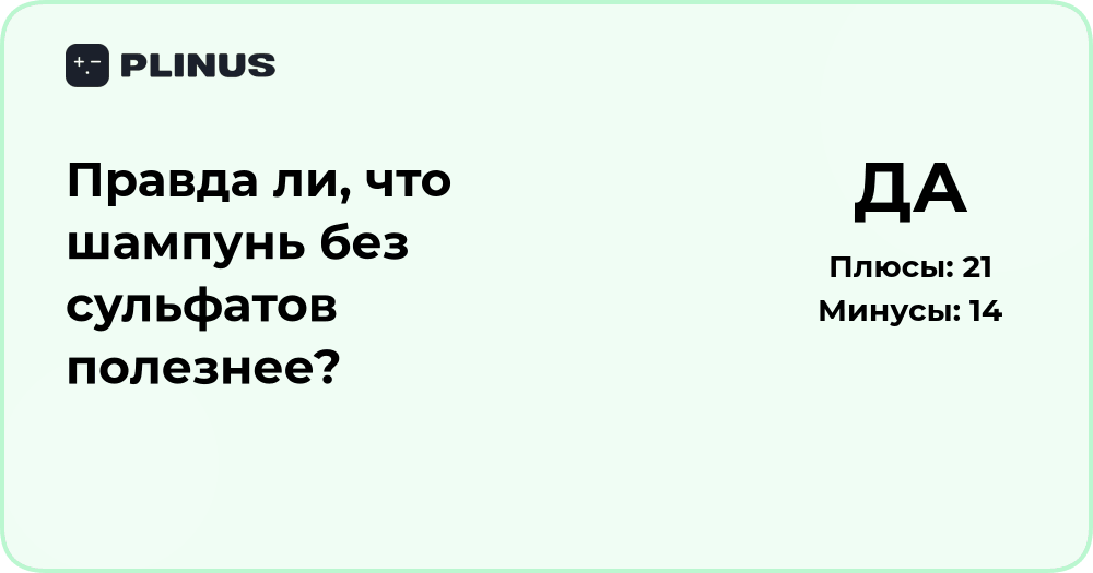 Правда ли, что шампунь без сульфатов полезнее? Анализ и выводы