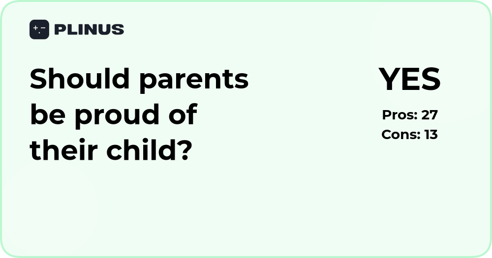 Should parents be proud of their child? Emotional growth insight