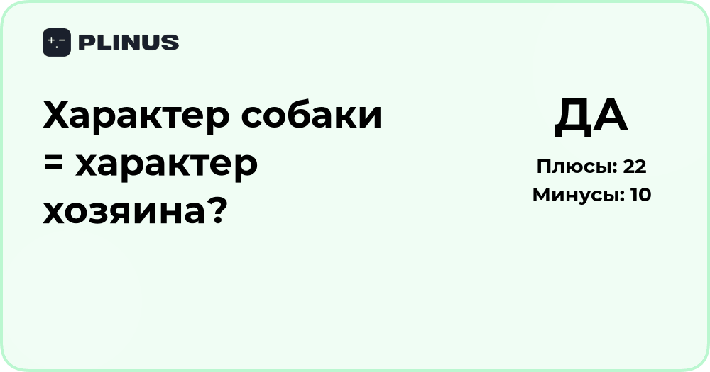 Характер собаки и хозяина: есть ли связь? Анализ поведения