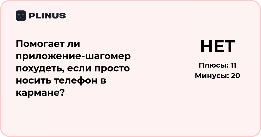 Помогает ли приложение-шагомер похудеть? Анализ эффективности